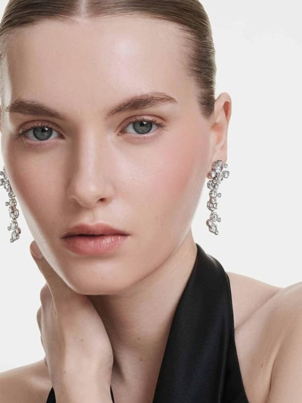 Swarovski Constella Crystal Drop Earrings NIB